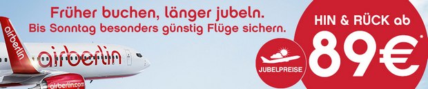 Air Berlin Jubelpreise