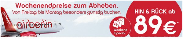 Air Berlin Weekend Special