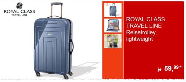 ALDI Royal Class Travel Line Reisetrolley