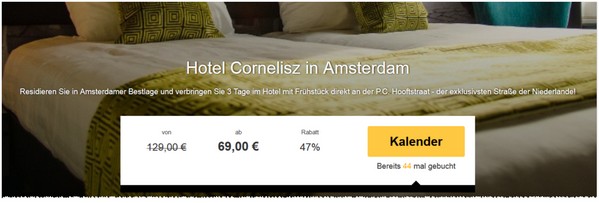 Hotel Cornelisz in Amsterdam