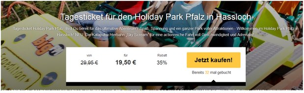 Holiday-Park Gutschein für Tickets bei Travelbird