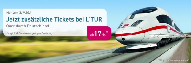 LTUR-Restplatz-Tickets der Deutschen Bahn