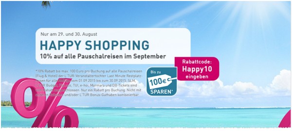 LTUR Happy Shopping Gutschein