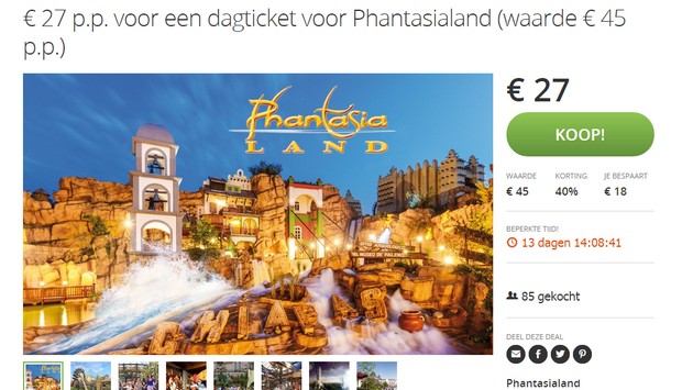 Phantasialand Gutschein von Groupon.nl