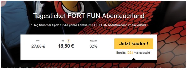 Fort Fun Ticket-Gutschein