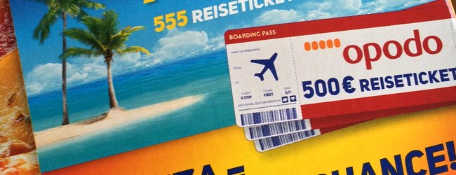 Ofenfrische Gewinnspiel: 500 € Opodo-Reisetickets gewinnen!