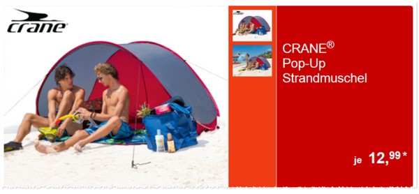 Crane Pop-Up Strandmuschel