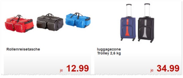 Kaufland Trolleys von Luggagezone