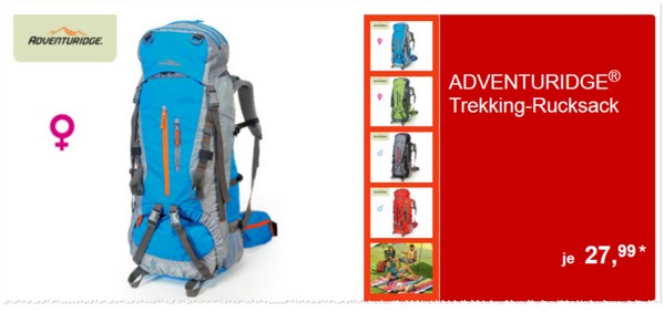 Adventuridge Trekking-Rucksack