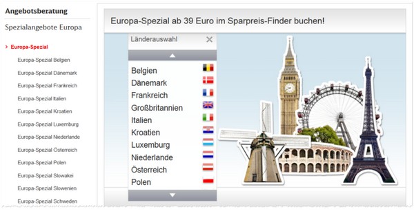 Europa Spezial Ticket