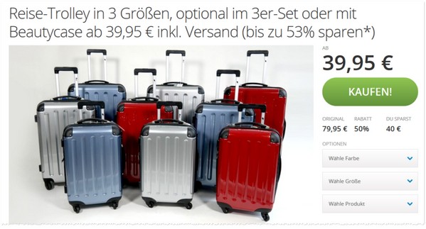 Groupon Koffer