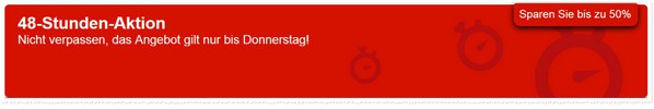 Hotels.com 48 Stunden Sale