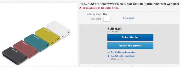 RealPower PB 6001 bei Media Markt