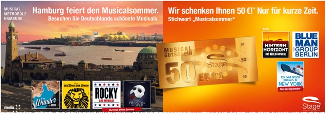 Stage Musicalsommer Gutschein