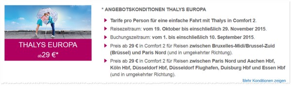 Thalys-Tickets