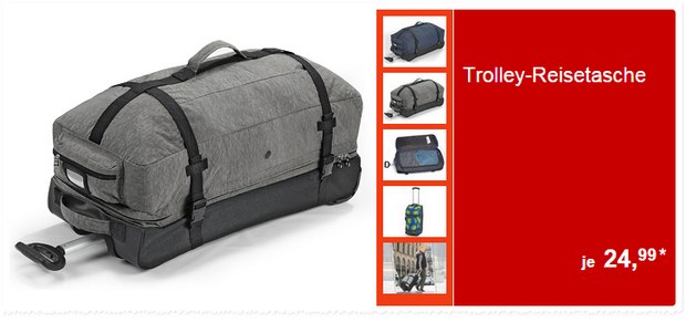 ALDI Trolley-Reisetaschen ab 17.9.2015 für 24,99 €