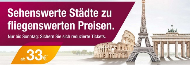 Germanwings Tickets billiger buchen