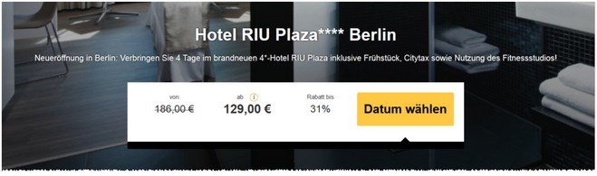Hotel RIU Plaza Berlin Neueröffnung