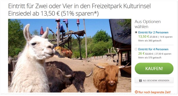 Kulturinsel Einsiedel Gutscheinen von Groupon