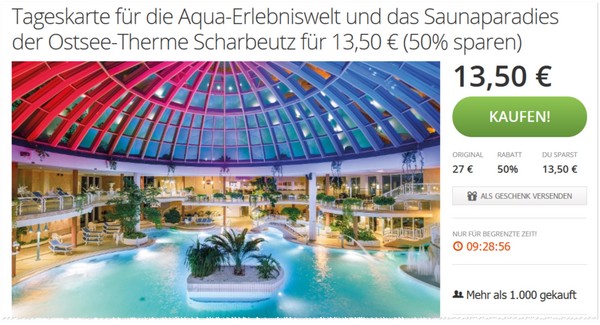 Ostsee Therme Gutschein