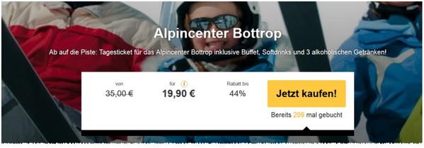 Alpincenter Bottrop Gutschein