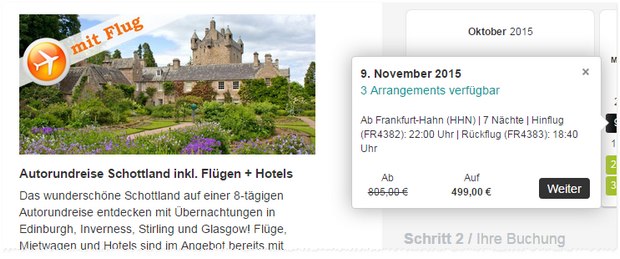 Schottland-Rundreise bei Travelbird