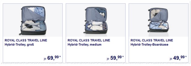 Trolley Koffer bei ALDI von Royal Class ab 17.12.2015