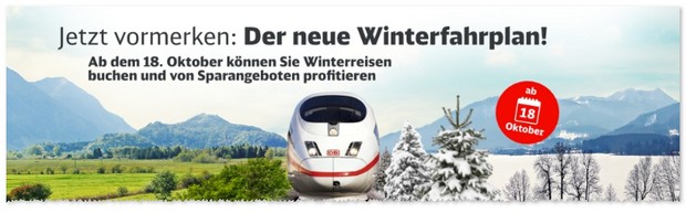 Bahn Winterfahrplan 2016