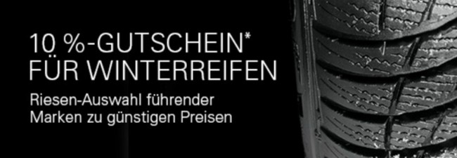 Winterreifen-Gutschein: 10% Rabatt bei eBay – bis 28.10.2015 verlängert