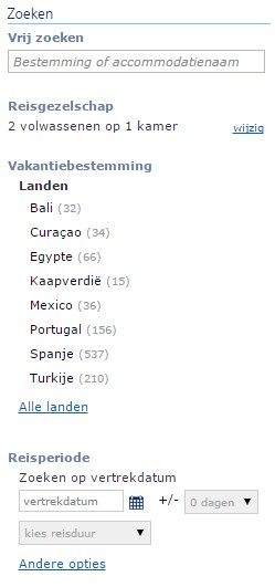 TUI.nl Reisebuchung