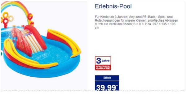 Intex Pool als ALDI Nord Angebot ab 6.6.2017 (Dienstag)